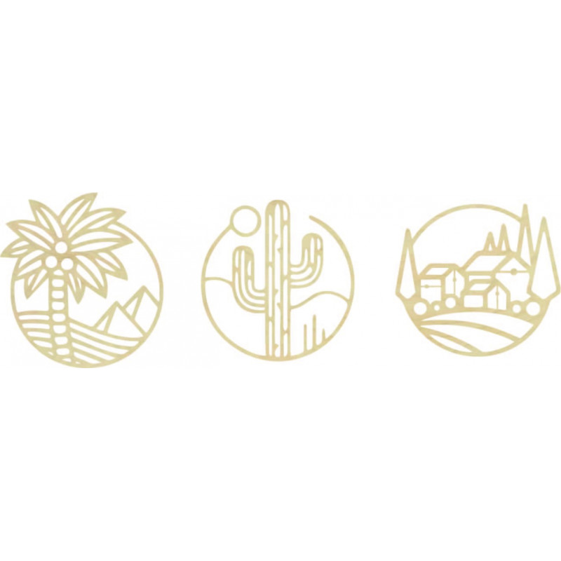 Dreiteiliges Wandbild Sahara - ARAHSA