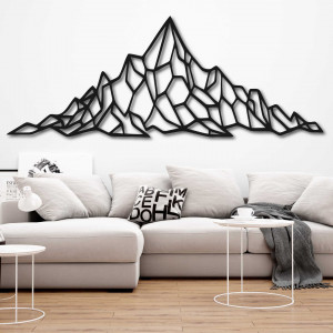 Polygonale Verzierung an der Felswand eines Hügels 2