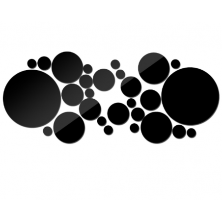 Dekorativer Spiegel. Spiegel Aufkleber an der Wand wie ein Bild oder Dekoration, 3D-Acryl-Aufkleber