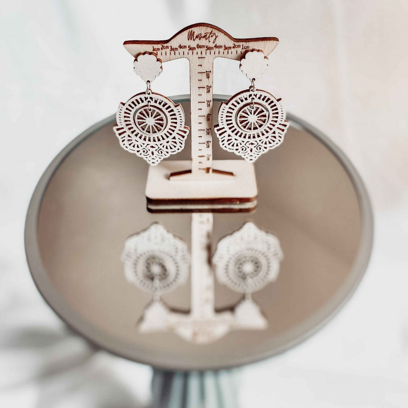 Ohrhänger aus Holz AVENTIS - MONATY | SENTOP