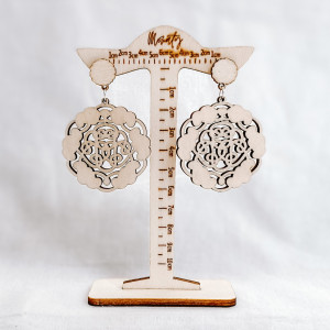 Natürlich Ohrhänger aus Holz AURORA - MONATY | SENTOP 2