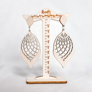 Natürlich Ohrhänger aus Holz MELLIFLUOUS - MONATY | SENTOP 2