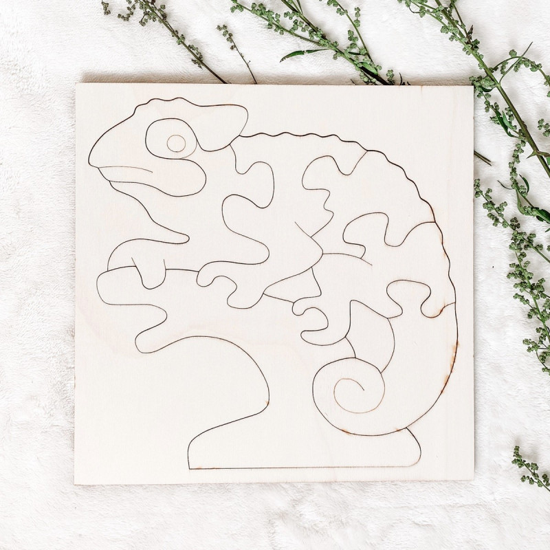 Montessori-Einlage aus Holz für Kinder -...