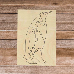 Montessori-Lernpuzzle aus Holz - Pinguin | SENTOP H019... 2