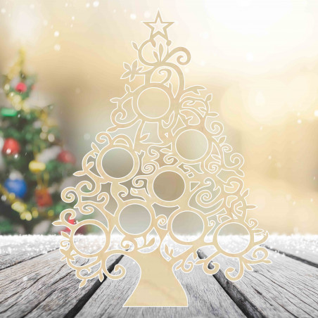 Holzweihnachtsbaum aus Naturholz - 40 cm, 50 cm und 70 cm| SORTOP