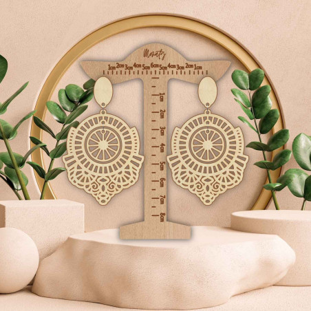 Ohrhänger aus Holz AVENTIS - MONATY | SENTOP