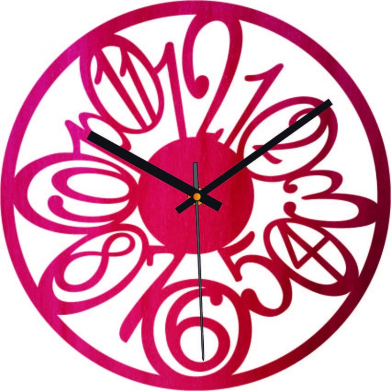 Einzigartige Uhrenzahlen für extravagantes...