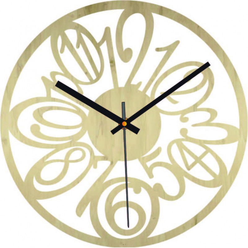 Einzigartige Uhrenzahlen für extravagantes...