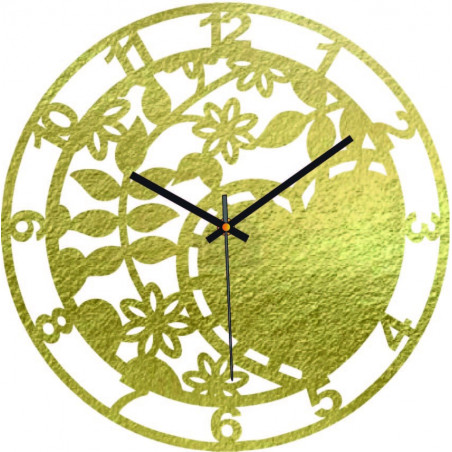 Wanduhr aus Holz natur - ORTORIK