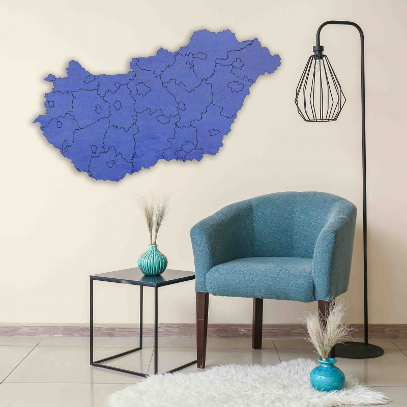 Holzwandkarte von Ungarn - 40 Stück | SENTOP M005