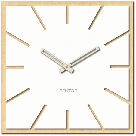 Holzwanduhr aus HDF AHORN - bis 50 x 50 cm | HDFK022