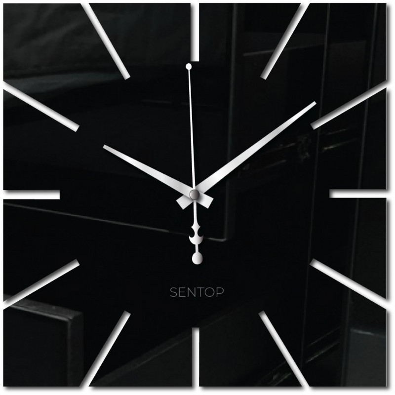 Wanduhr Minimalistisches Quadratisches Design -...