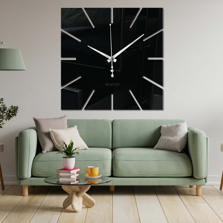 Wanduhr Minimalistisches Quadratisches Design - KAVARDI