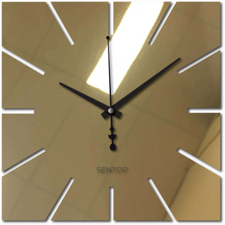 Wanduhr Minimalistisches Quadratisches Design - KAVARDI