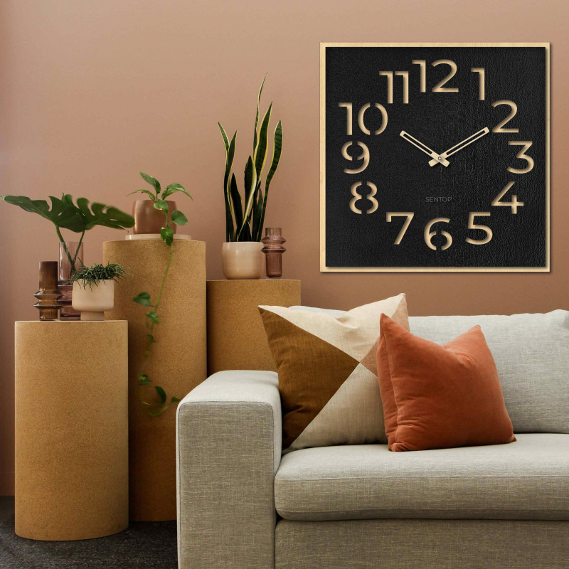 Holzwanduhr - Sentop | HDFK024 | Ahorn