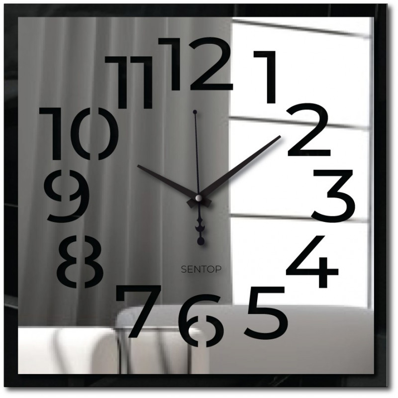 PMMA-Wanduhr - Sentop | X0101 | doppelschichtig