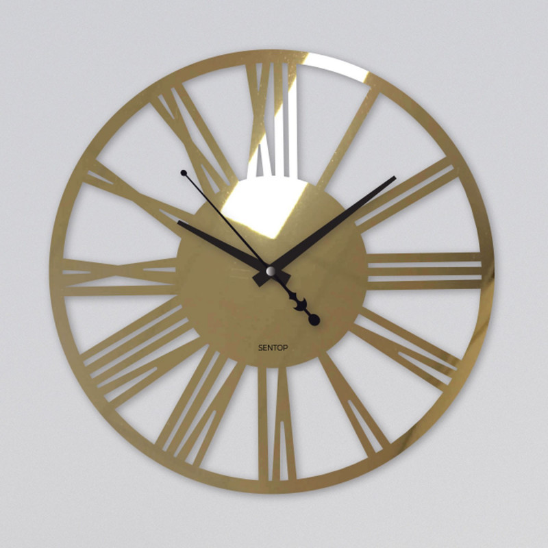 Wanduhr aus Plexiglas