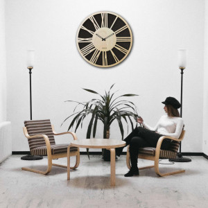 Holzwanduhr römische Ziffern - Sentop | HDFK029 | Ahorn