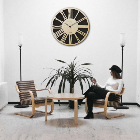 Holzwanduhr römische Ziffern - Sentop | HDFK029 | Ahorn