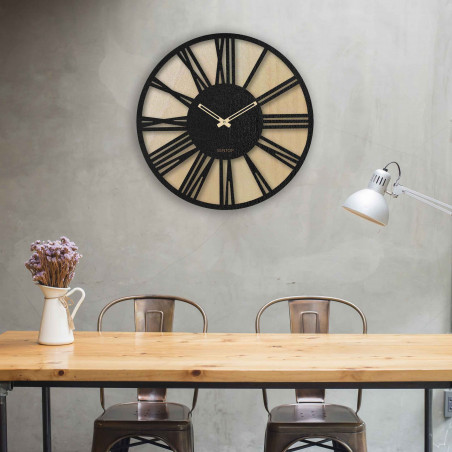 Holzwanduhr römische Ziffern - Sentop | HDFK029 | Ahorn