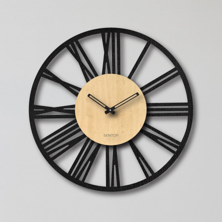 Wanduhr Römische Ziffern - Sentop | HDFK028 | Ahorn
