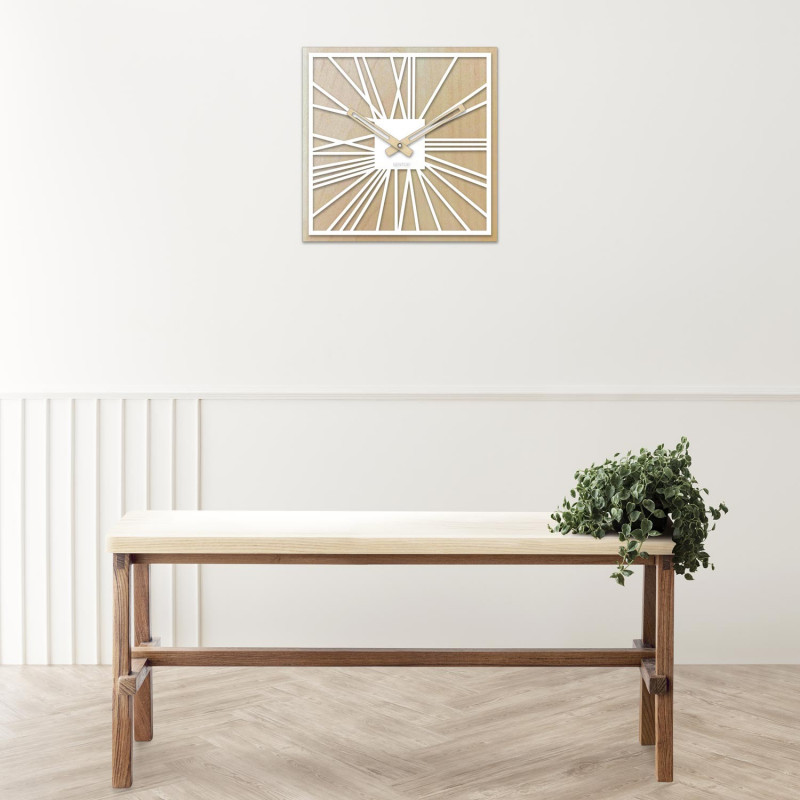 Wanduhr aus Holz - JAVOR