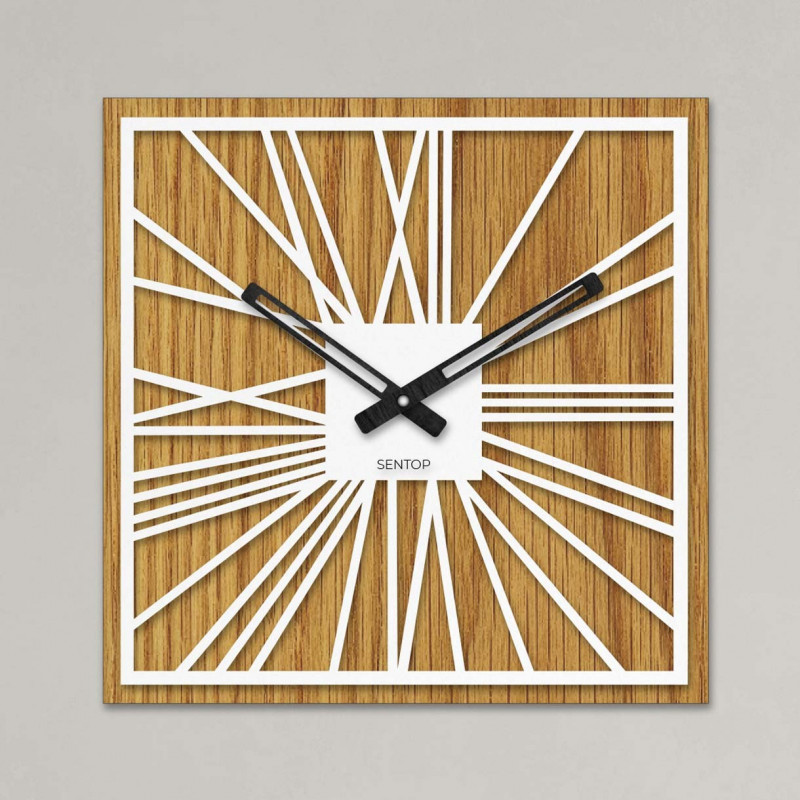 Holzwanduhr - Sentop | HDFK031 | Eiche