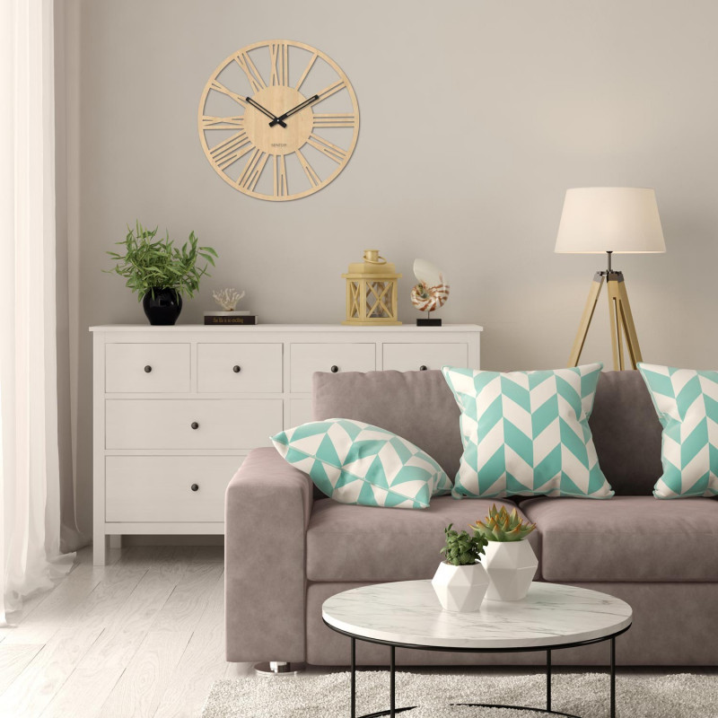 Uhr an der Wand mit römischen Ziffern - Sentop...