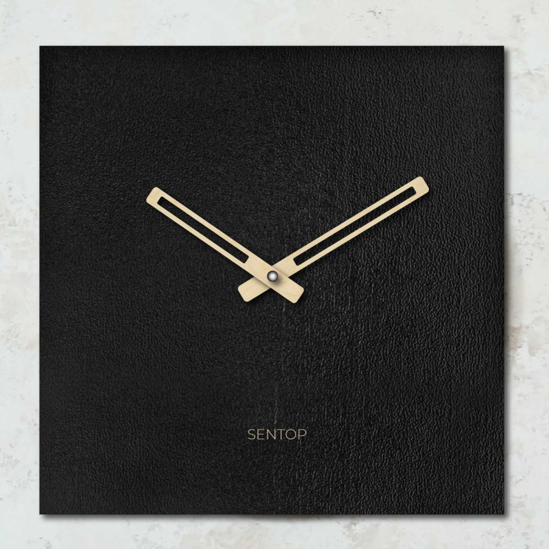 Minimalistische Wanduhr - Sentop quadratisch...