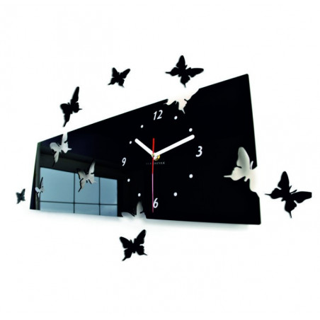 Moderne Wanduhr aus Plexiglas. Trends auf der Wanduhr als Geschenk. Clock X-momo. PMMA Moderne Wanduhr aus Plexiglas. Trends auf der Wanduhr als Geschenk. Clock X-momo. PMMA
