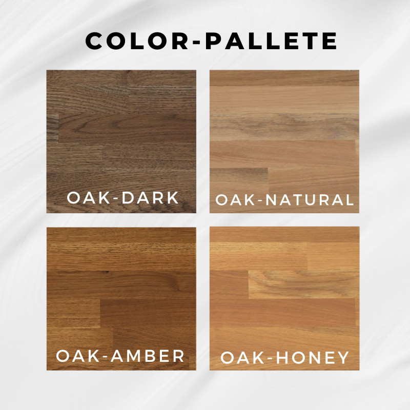 Wanduhr aus Eichenholzzweigen - LOLITA