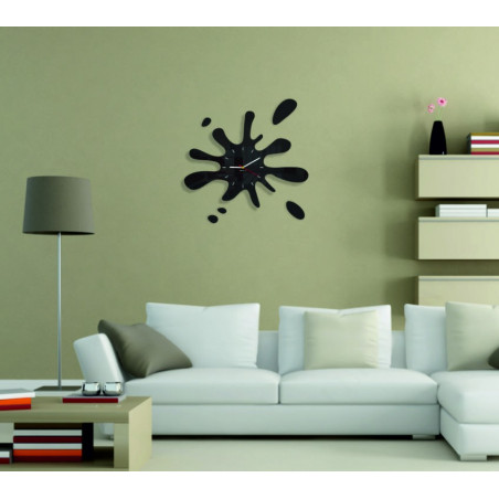 Abmessungen der X-momo Wanduhr. Design-Wanduhr aus PMMA Abmessungen der X-momo Wanduhr. Design-Wanduhr aus PMMA