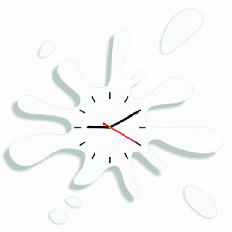 Abmessungen der X-momo Wanduhr. Design-Wanduhr aus PMMA Abmessungen der X-momo Wanduhr. Design-Wanduhr aus PMMA