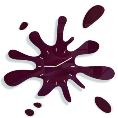 Abmessungen der X-momo Wanduhr. Design-Wanduhr aus PMMA Abmessungen der X-momo Wanduhr. Design-Wanduhr aus PMMA