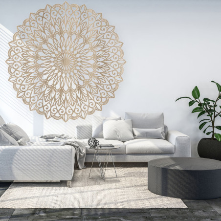 Holzbild. Die Blume des Lebens ist ein Symbol, das Harmonie darstellt. Holzbild. Die Blume des Lebens ist ein Symbol, das Harmonie darstellt.