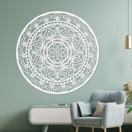 Mandala aus Holz für die Wand - Aura Design