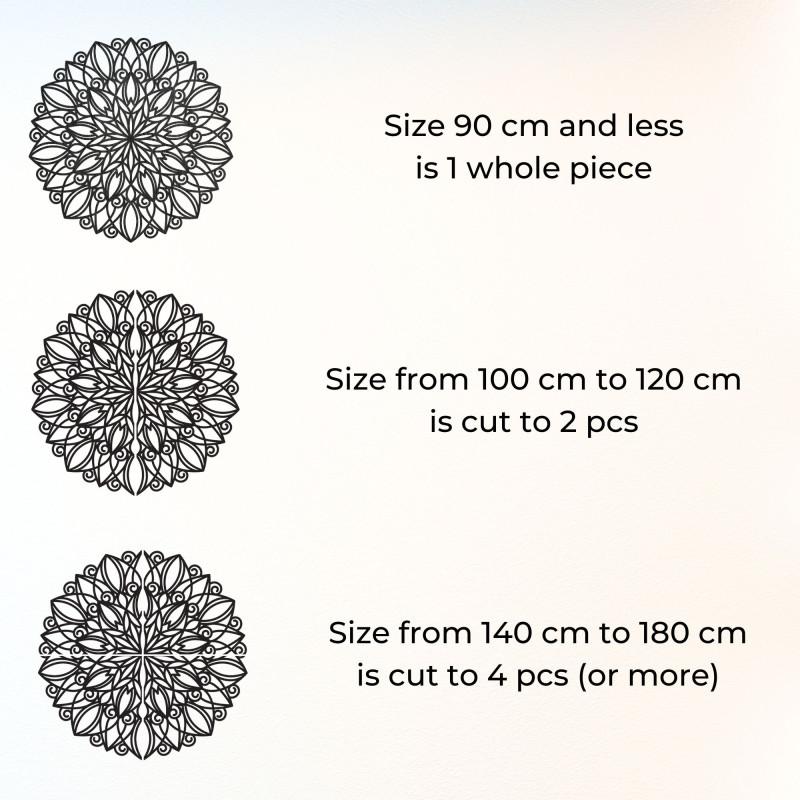 Mandala an der Wand - Symbol für Gleichgewicht...