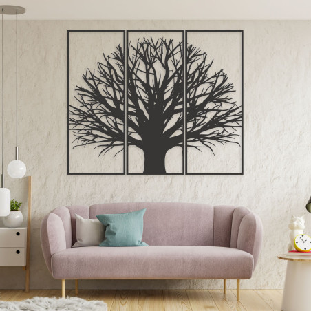 Modernes dreiteiliges Wandbild Baum | KRAFTTRA