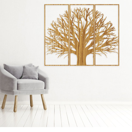 Modernes dreiteiliges Wandbild Baum | KRAFTTRA