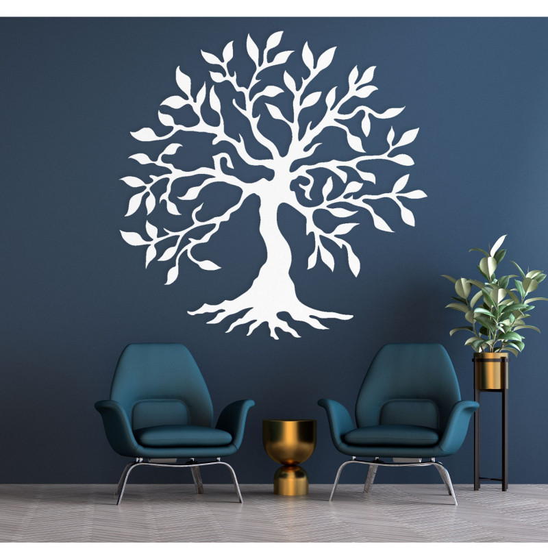 Wandbild Baum des Lebens aus Holz - KNEFIX