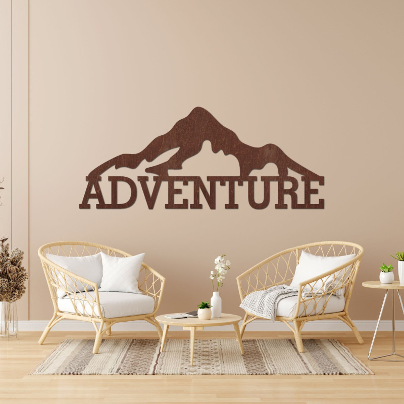 Geschnitzte Holzmalerei - ADVENTURE