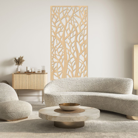 Dekoratives Tafelbild Waldsilhouetten - MONY