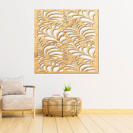 Geschnitztes Holzbild für die Wand - HERBA