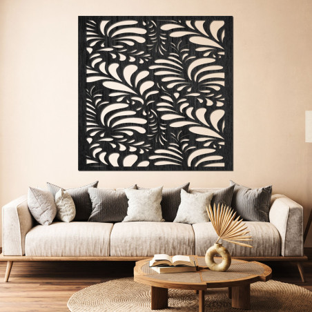 Geschnitztes Holzbild für die Wand - HERBA