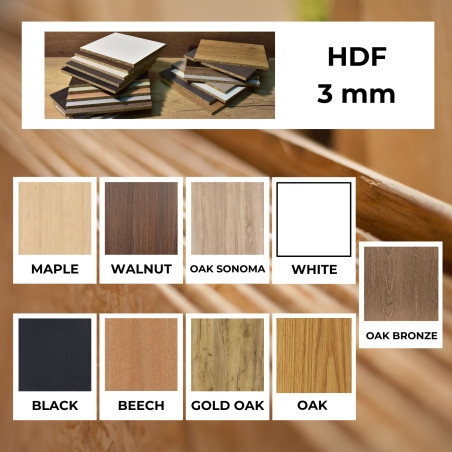 Quadratische Wanddekoration aus Holz - FOLIUM