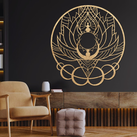 Geschnitztes Wandgemälde der Sonnenblume Geschnitztes Wandgemälde der Sonnenblume