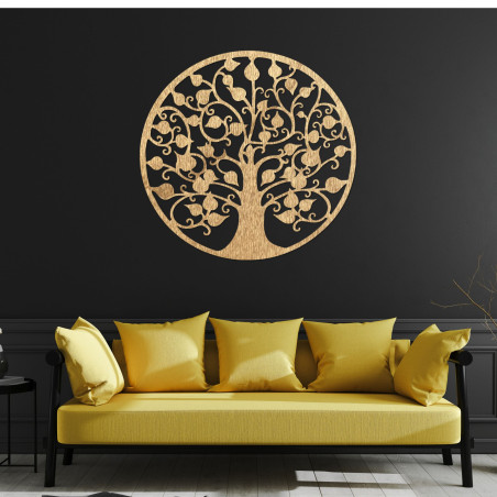 Wandgemälde Baum des Lebens Einheit und Wachstum - TERAMASU