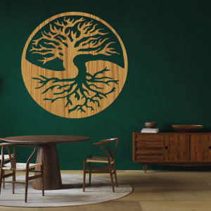 Geschnitztes Wandgemälde Lebensbaum - CONCORDIA