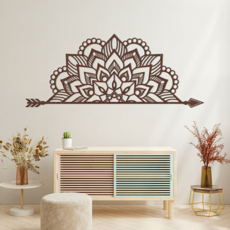 Mandala aus Holz für die Wand - ARONGE