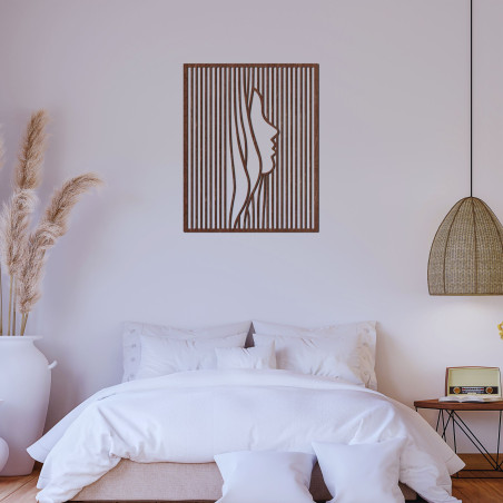 Hölzerne Wanddekoration Silhouette eines Frauengesichts - PERSONA Hölzerne Wanddekoration Silhouette eines Frauengesichts - PERSONA